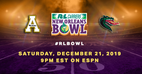 2019 R+L Carriers New Orleans Bowl: Appalachian State vs UAB