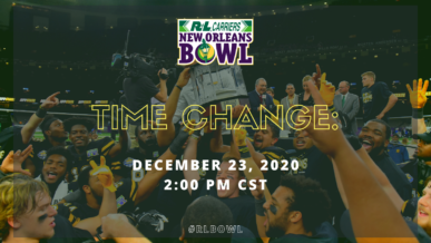 20th Annual R+L Carriers New Orleans Bowl Date and Time Announced